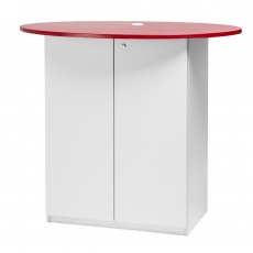 PC-furniture Design S, light grey/red