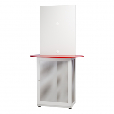PC-furniture Design S+, light grey/red