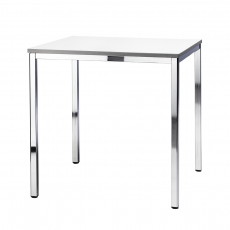 Table square, 70 x 70 cm, white