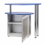 PC-furniture Design M, light grey/blue