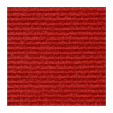 Ribbed carpet, red