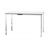 Table rectangular, 120 x 70 cm, white