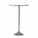 High table Rondo, Ø 70 cm, white